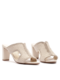 Odara 75 Eggshell Sandal by ALEXANDRE BIRMAN - View 2