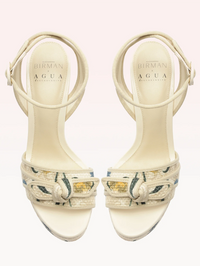 Grosgrain Raffia Platform 120 Laguna