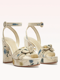 Grosgrain Raffia Platform 120 Laguna