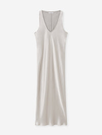 ALL THREE ANNA DRESS IN LIGHT GREY - 1