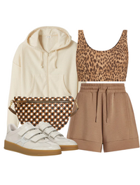 Bobypark Hoodie in Ecru by AMERICAN VINTAGE - View 2