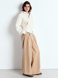 Bobypark Hoodie in Ecru by AMERICAN VINTAGE - View 4