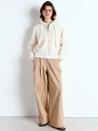 Bobypark Hoodie in Ecru by AMERICAN VINTAGE - View 6