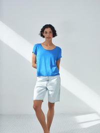 AMERICAN VINTAGE Dualy Tee in Curacao in Curacao – Image 1