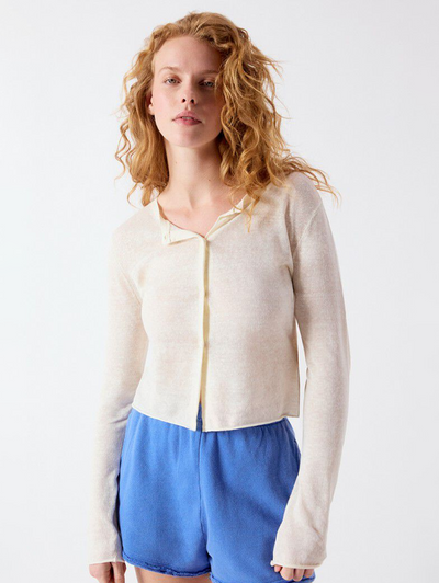 Epaky Cardigan in Ecru