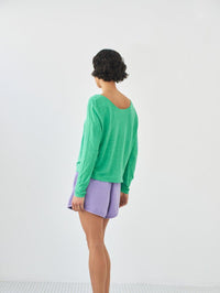 AMERICAN VINTAGE Lycaz Shorts in Viola Vintage in Viola Vintage – Image 3