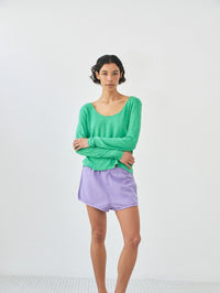 AMERICAN VINTAGE Lycaz Shorts in Viola Vintage in Viola Vintage – Image 4