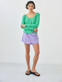 AMERICAN VINTAGE Lycaz Shorts in Viola Vintage in Viola Vintage – Image 4