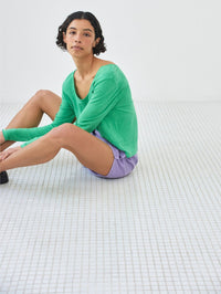 AMERICAN VINTAGE Lycaz Shorts in Viola Vintage in Viola Vintage – Image 5