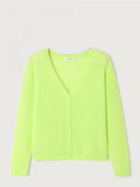 AMERICAN VINTAGE Nuggy Sweater in Citronnade Fluo Chine in Citronnade Fluo Chine – Image 5