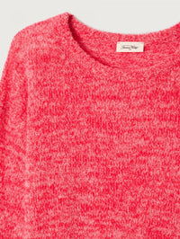 AMERICAN VINTAGE Nuggy Sweater in Fraise Fluo Chine in Fraise Fluo Chine – Image 6