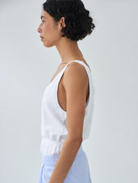 AMERICAN VINTAGE Vibtown Tank in Blanc Vintage in Blanc Vintage – Image 6
