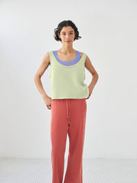 AMERICAN VINTAGE Vibtown Tank in Tilleul Vintage in Tilleul Vintage – Image 1