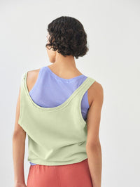 AMERICAN VINTAGE Vibtown Tank in Tilleul Vintage in Tilleul Vintage – Image 3