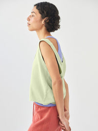 AMERICAN VINTAGE Vibtown Tank in Tilleul Vintage in Tilleul Vintage – Image 6