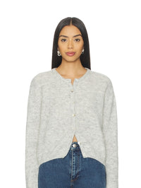 AMERICAN VINTAGE Vitow Sweater in Gris Clair Chine in Gris Clair Chine – Image 1