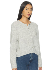 AMERICAN VINTAGE Vitow Sweater in Gris Clair Chine in Gris Clair Chine – Image 4