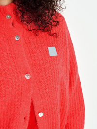 East Cardigan in Sunrise Fluo