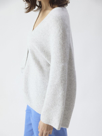 Damsville Cardigan in Gris Chine