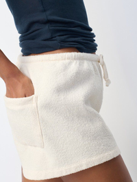 Bobypark Drawstring Short in Ecru
