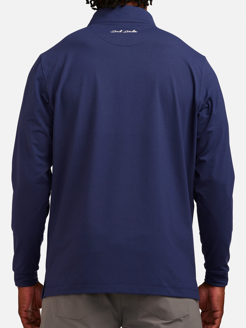 Quarter Zip Pullover in Navy