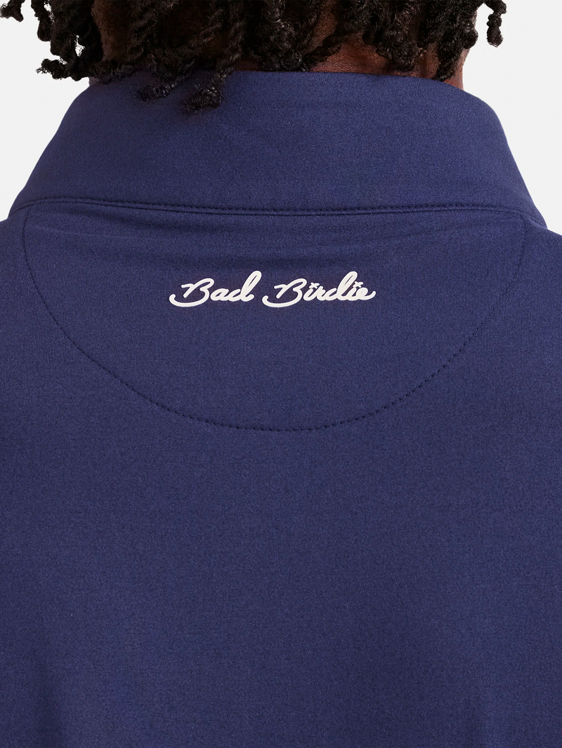 Quarter Zip Pullover in Navy