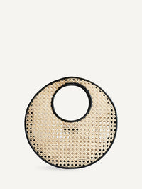 BEMBIEN Anouk Bag In Black Rattan in BLACK RATTAN – Image 1