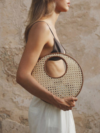 BEMBIEN Anouk Bag In Copper Rattan in COPPER RATTAN – Image 2