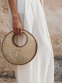 BEMBIEN Anouk Bag In Copper Rattan in COPPER RATTAN – Image 3