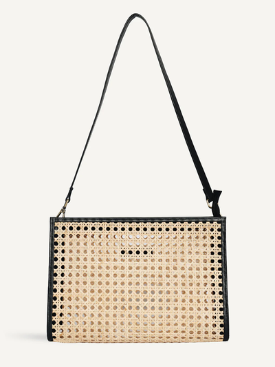 Cecilia Bag in Black Rattan