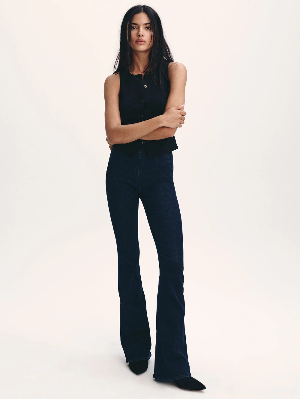 Beverly Off-Duty Skinny-Flare Jean