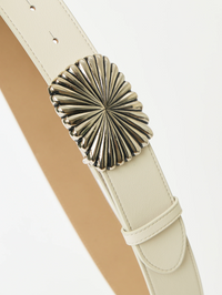 Cosmo Belt in Gesso Silver