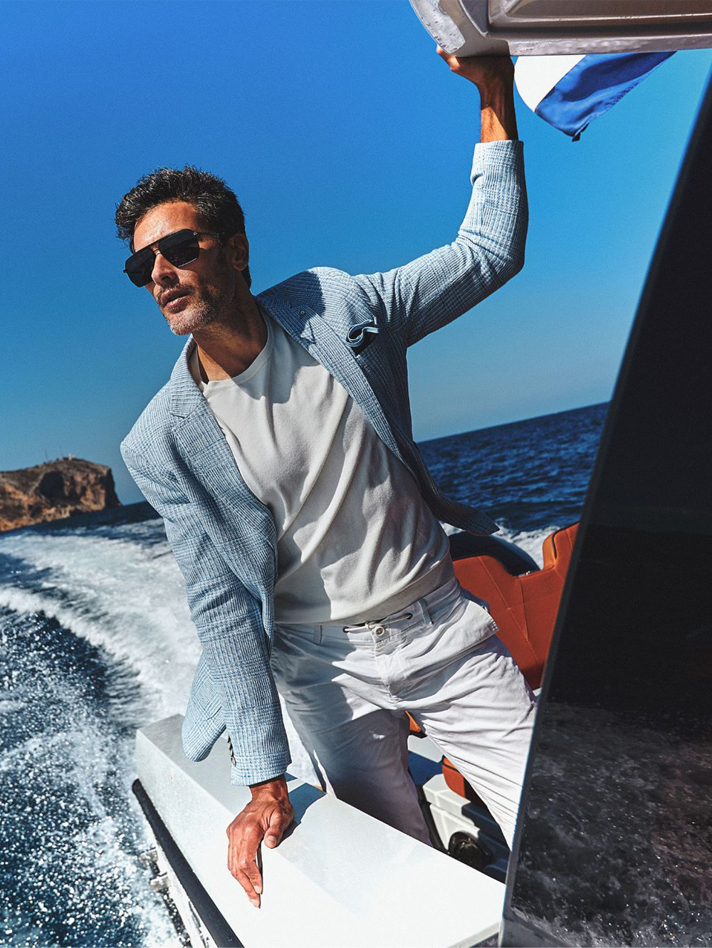 Horizon Blazer in Indigo
