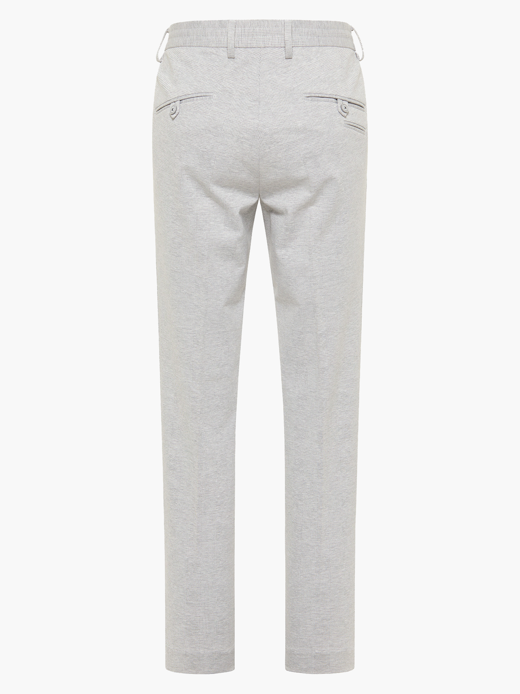 Grey Faint Herringbone Pant