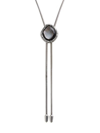 BOLOLA NYC The Lola Bolo with Grey Pearl in Silver – Image 2