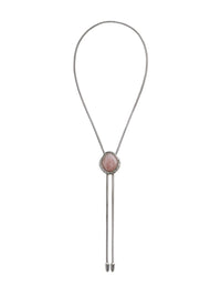 BOLOLA NYC The Lola Bolo with Rose Quartz in Silver – Image 1