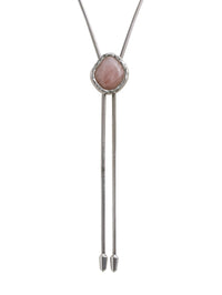 BOLOLA NYC The Lola Bolo with Rose Quartz in Silver – Image 2