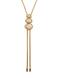 BOLOLA NYC The Merriam Bolo with White Pearl in Gold – Image 5