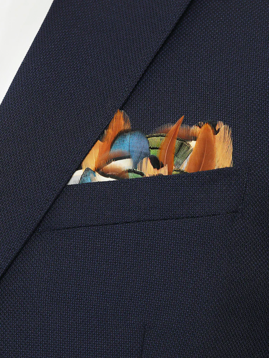Persian Feather Pocket Square