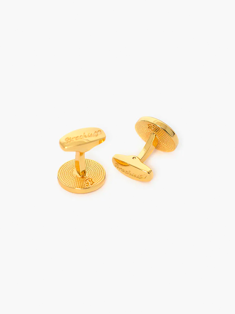 Capers Gold Cufflinks