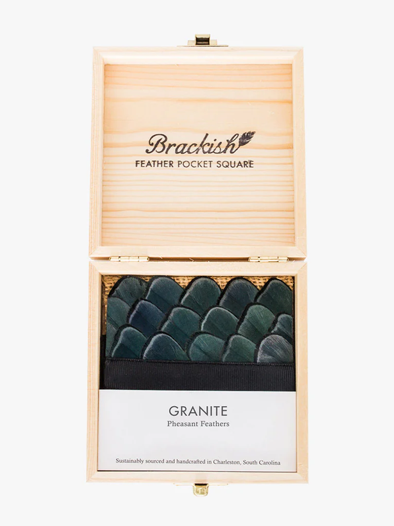 Granite Pocket Square