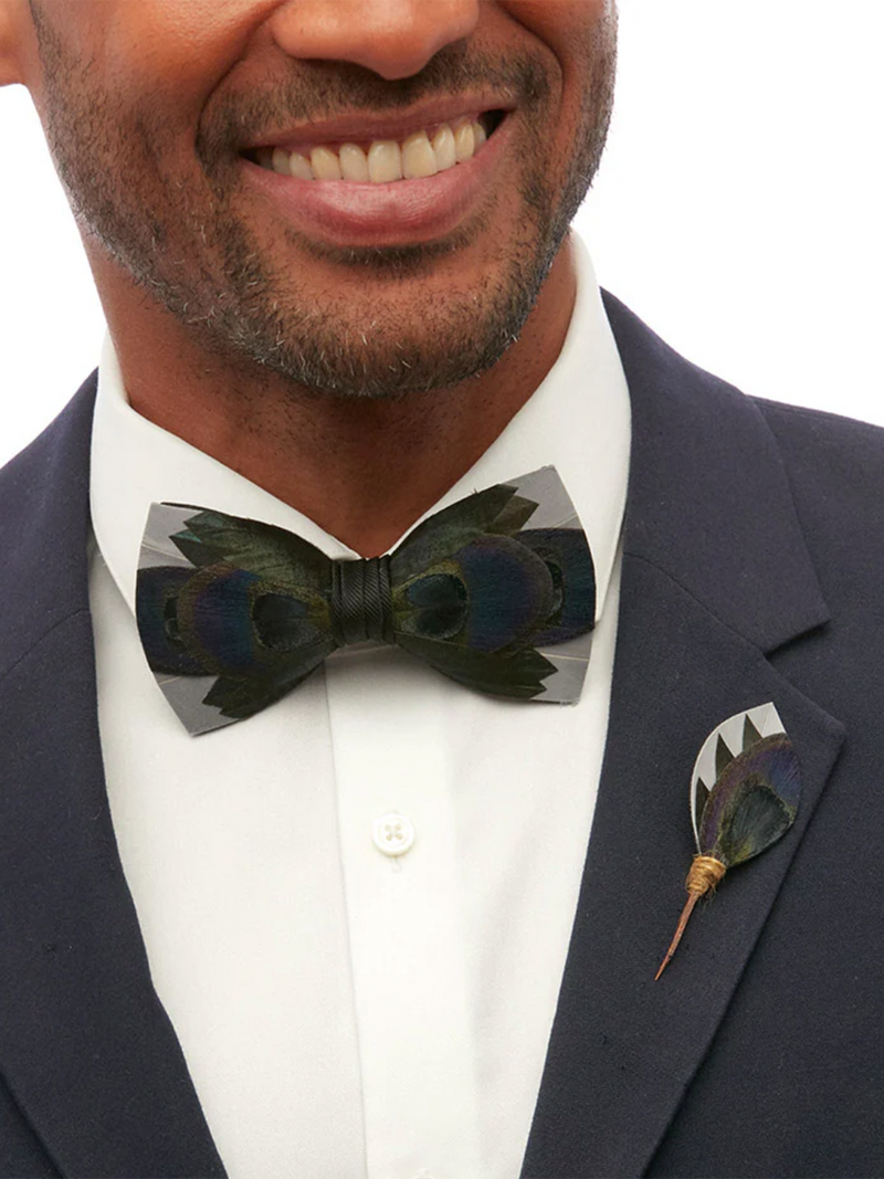 Kachemak Feather Bow Tie