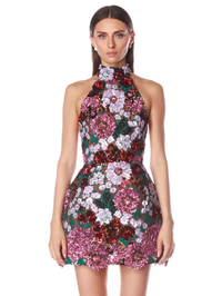 Deirdre Pink Multi Mini Dress by BRONX AND BANCO - View 3