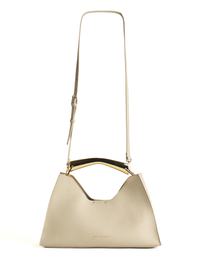 Poline Midi Bag in Blanc Pebbled Leather by BRONX AND BANCO - View 5