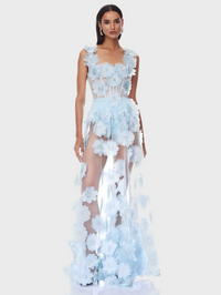 Rosalie 3D Powder Blue Gown by BRONX AND BANCO-POWDER BLUE-AMY Atelier