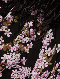 Nadine Floral Feather-Cuff Minidress by BRONX AND BANCO - View 4