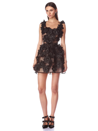 Rosalie Noir Mini Dress by BRONX AND BANCO-BLACK-AMY Atelier