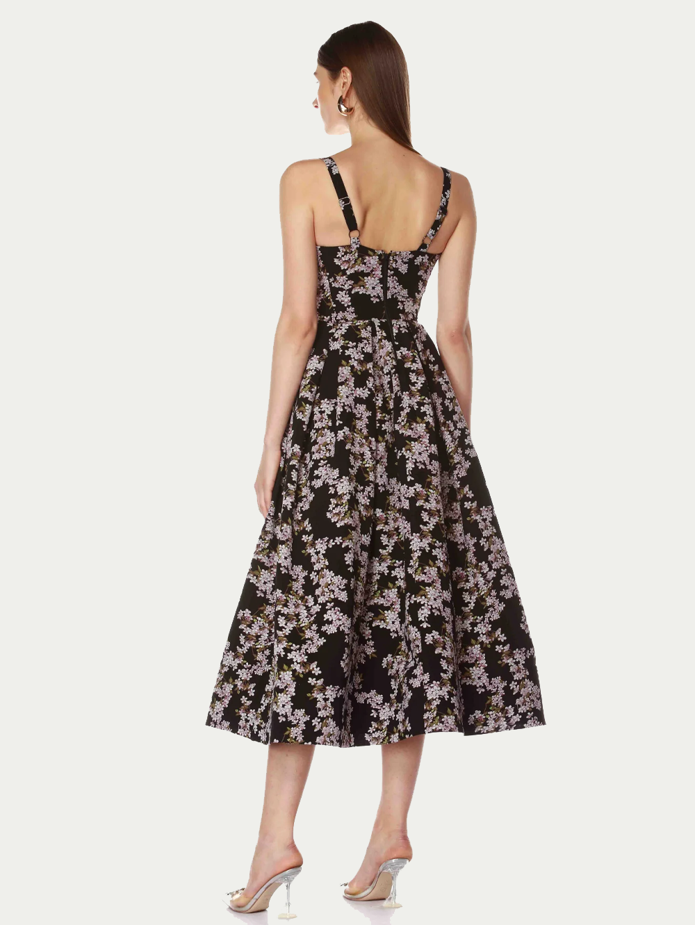Lydia Black Multi Midi Dress