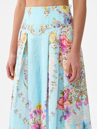 Bazaar Blooms Corset Waist Wide-Leg Pant by CAMILLA - View 4