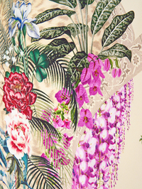 Bodrum Botanicals V-Neck Full Length Bias Slip Dress by CAMILLA - View 3